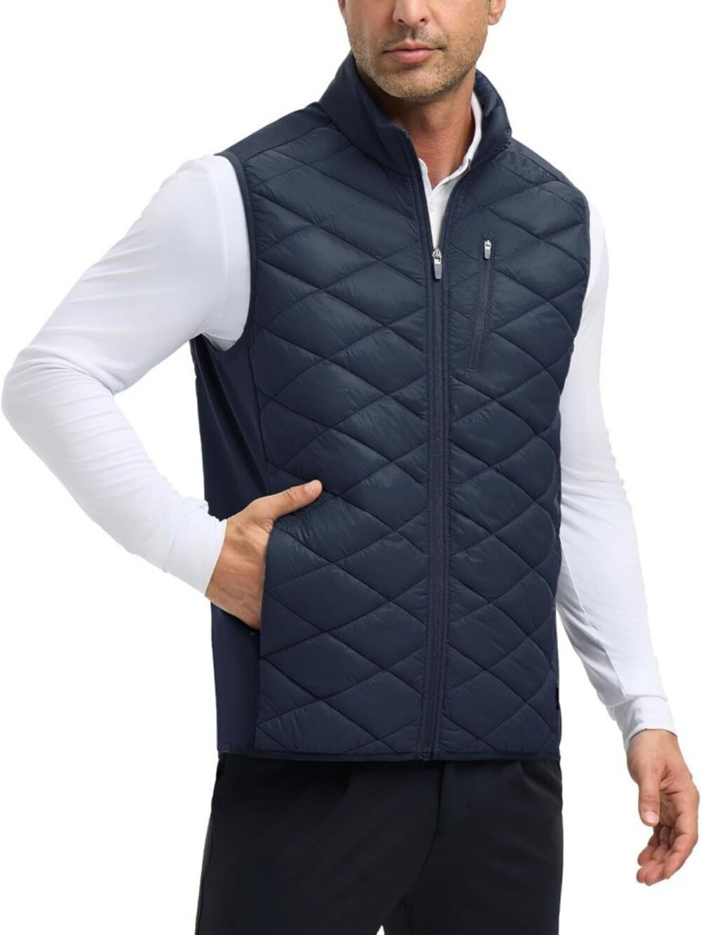 baleaf Mens Puffer Vest Outerwear Golf Winter Lightweight